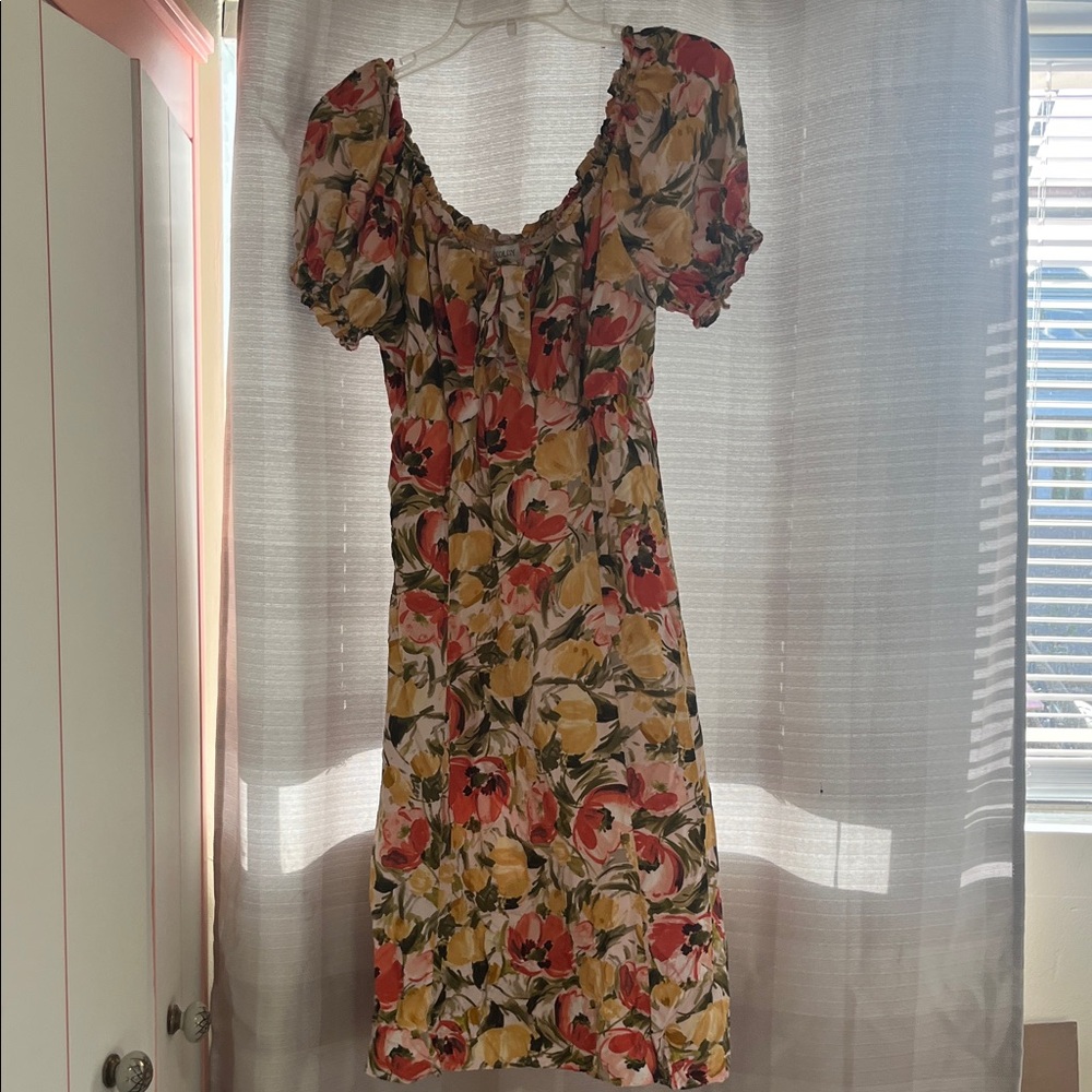 Floral Puff Sleeve Dress
